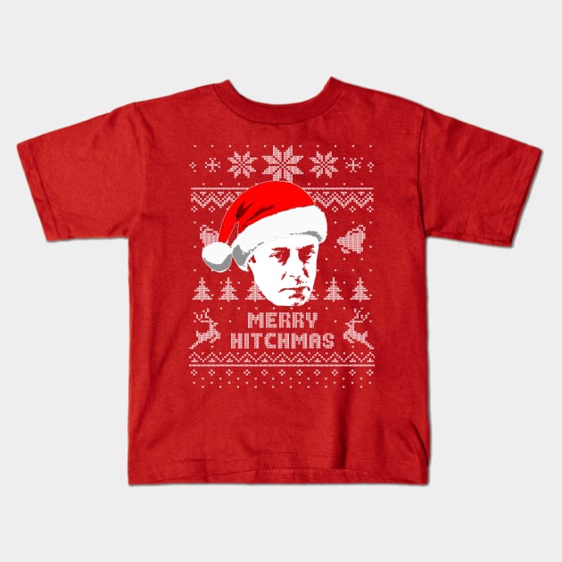 Christopher Hitchens Merry HItchmans Kids T-Shirt by Nerd_art